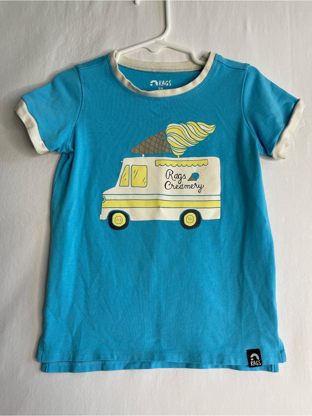 Rags to Raches Turquoise Ice Cream Truck Tee